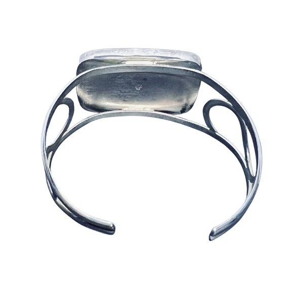 Jay King Mine Finds Sterling Silver And Mosaic Turquois Cuff Bracelet (5929) - Picture 4 of 5